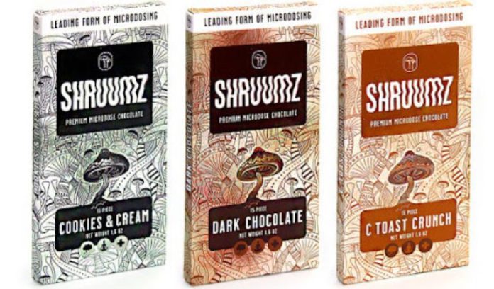 Shruumz Mushroom Chocolate Bar